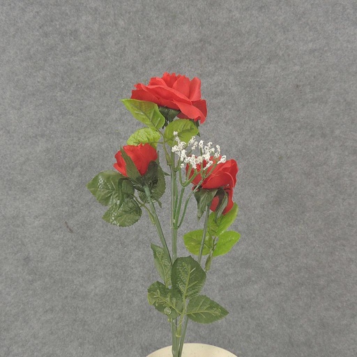 [SB5206] ROSE SPRAY X3 RED