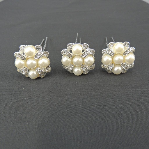 [SB6132P-A] PEARL PIN 1.25x3" W/GEMS (12/BOX)