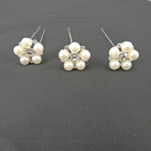 [SB6132P-C] PEARL PIN .75"x3" W/GEMS (20/BOX)