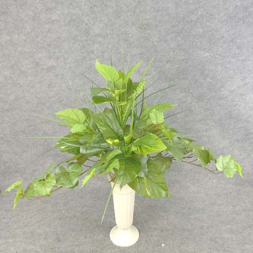 [SB6191] POTHOS/IVY/GRASS MIX BUSH 19"  