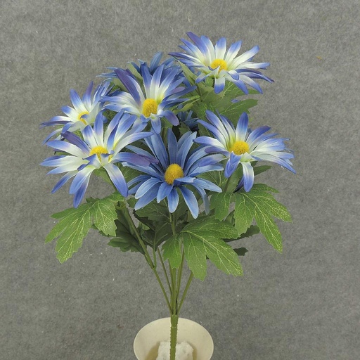 [SB8006-BLU] DAISY BUSH X11 18"  BLUE