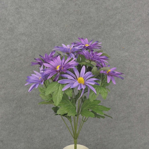 [SB8006-PUR] DAISY BUSH X11 18"  PURPLE
