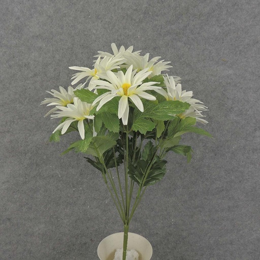 [SB8006-WHT] DAISY BUSH X11 18"  WHITE