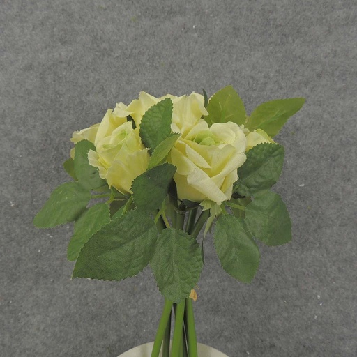 [SB8016-LGN] ROSE BUNDLE X7 10"  LIGHT GREEN