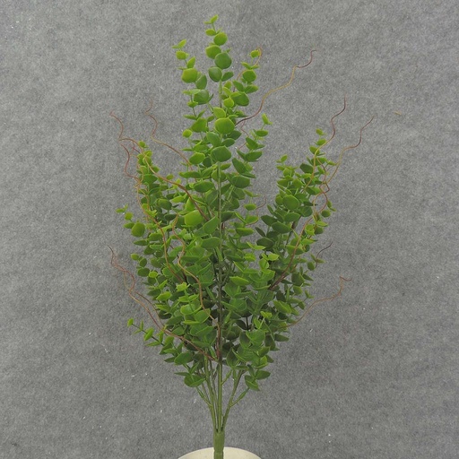 [SB8031-GRN] EUCALYPTUS BUSH X7 20" PLASTIC  GREEN