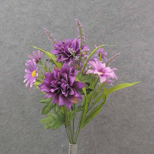 [SB9003-PUR] DAHLIA/DAISY BUSH X10 19" PURPLE