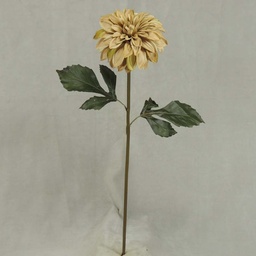 [SBF347-BEI] DAHLIA SPRAY 25"      BEIGE