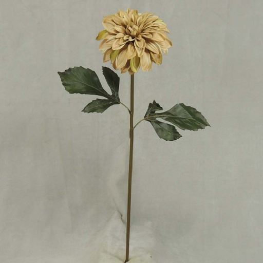 [SBF347-BEI] DAHLIA SPRAY 25"      BEIGE