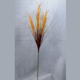 [SBF360-BOR] FERN W/ONION GRASS SPRAY 33&quot;  BROWN/ORANGE