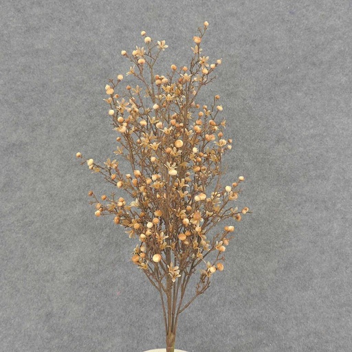 [SBF6085-BRN] BERRY/WAXFLOWER BUSH X7 21" O.D.  BROWN