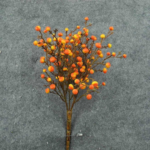 [SBF8013-ORY] BERRY PICK 11" OD PLASTIC  ORANGE/YELLOW