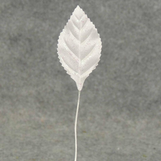 [SE21] LEAVES CORSAGE MEDIUM WHITE/IRR (100/BAG)