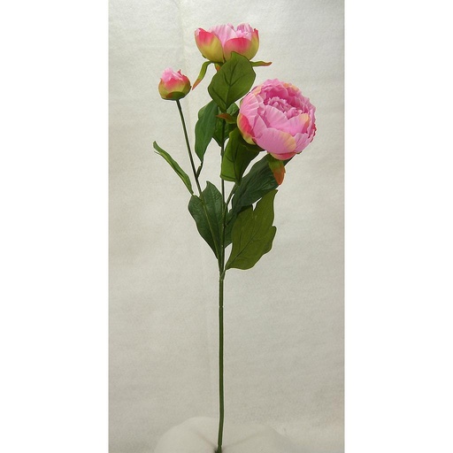 [SE28-PNK] PEONY SPRAY X2 BLMS X1 BUD  PINK