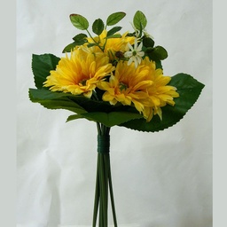 [SE336-YEL] GERBERA BUNDLE X7 YELLOW