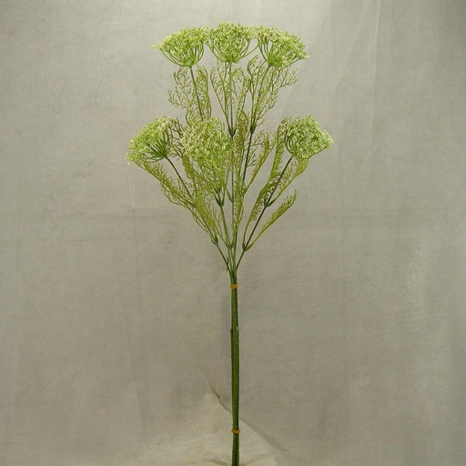 [SE4033-CGN] DILL SPRAY X2 28" (3/BUNDLE)  CREAM/GREEN
