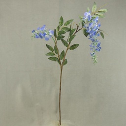 [SE4035-BLU] SWEET PEA SPRAY X2  41.75&quot;  BLUE