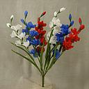 [SE4053-RWB] GLADIOLUS BUSH X6 23"