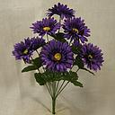 [SE4054-PUR] GERBERA SATIN BUSH X9 17&quot;  PURPLE