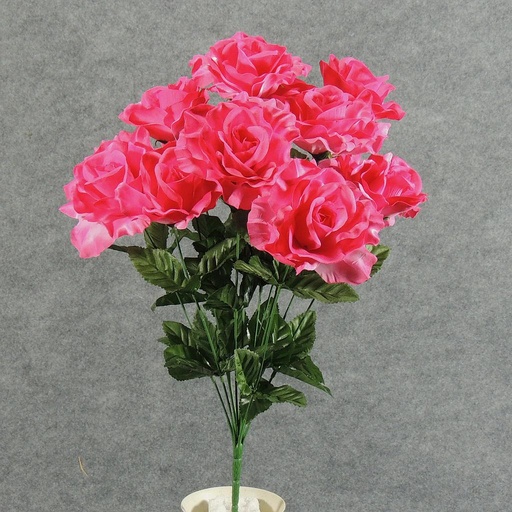 [SE4103-HPK] ROSE OPEN BUSH X12   HOT PINK