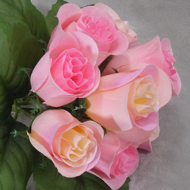 [SE47-PNK] ROSE BUD BUNDLE X9 SATIN PINK