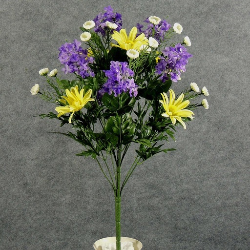 [SE5000-YLC] DAISY/LILAC MIXED BUSH X18