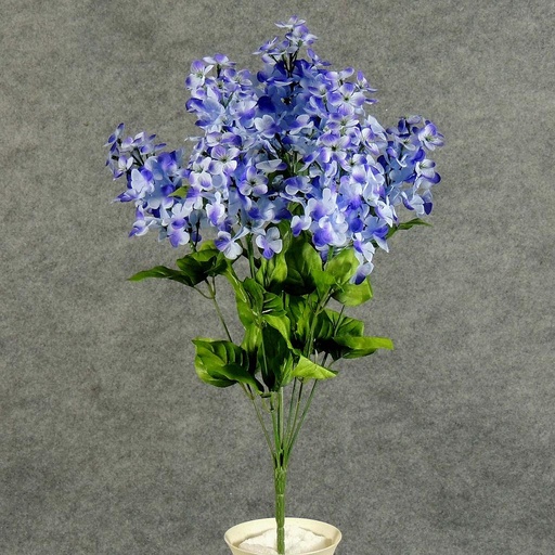 [SE5032-BLU] LILAC BUSH X8 20.5"   BLUE