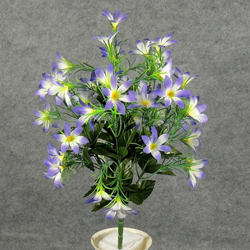 [SE5054-PUR] LILY MINI DAY BUSH X10  PURPLE