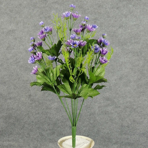 [SE5070-LAV] DAISY WILD BUSH X9   LAVENDER