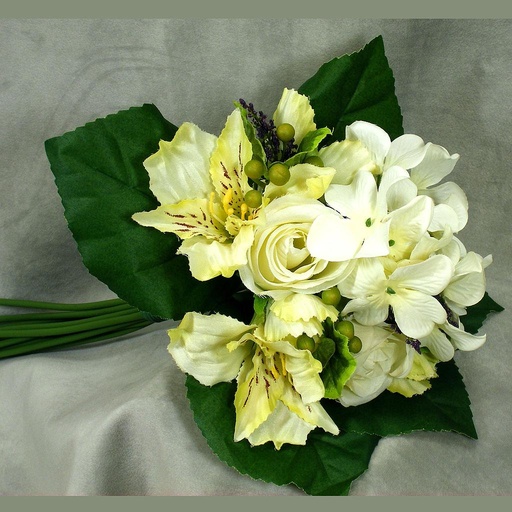 [SE59-CRM] MIX HYDRANGEA/ALSTO/ROSE BUNDLE