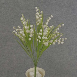 [SE6008] LILY OF THE VALLEY BUSHx9 15.5&quot; PEARL FINISH