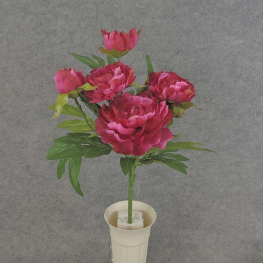 [SE6028-BEA] PEONY SPRAY X7  16"   BEAUTY