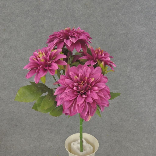 [SE6039-BEA] DAHLIA SPRAY X7 15.5"  BEAUTY