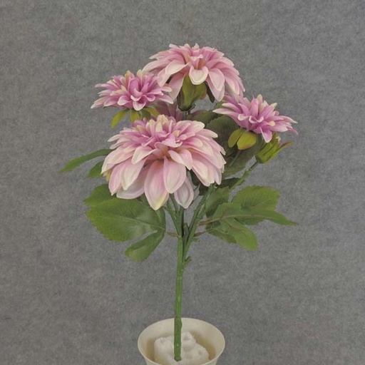 [SE6039-MVP] DAHLIA SPRAY X7 15.5"  MAUVE/PINK