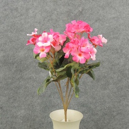 [SE6089-PNK] GERANIUM BUSH 14.5&quot; X7  PINK