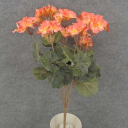 [SE6090-SAL] GERANIUM BUSH 18&quot; X9 SALMON