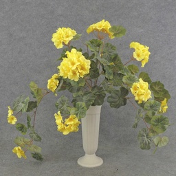 [SE6091-YEL] GERANIUM BUSH W/VINES 20x15&quot;    X12 YELLOW