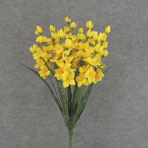 [SE7001-DKY] DELPHINIUM BUSH X12 21"  DARK YELLOW