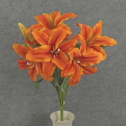 [SE7006-ORG] LILY BUSH X9 21&quot; 8&quot; dia  ORANGE