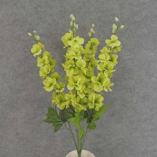 [SE8001-GRN] DELPHINIUM BUSH X5 23" W/BUDS  GREEN