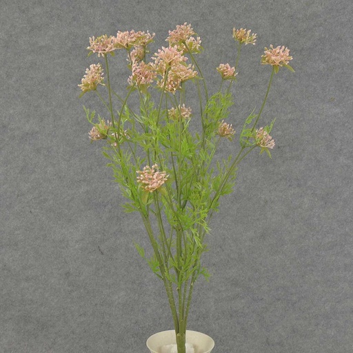 [SE8014-LTP] YARROW BUSH X6 22" PLASTIC  LIGHT PINK