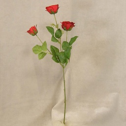 [SEF28-RED] ROSE ENGLISH SPRAY X3  24&quot; RED