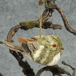 [SJ378-GRN] BIRD 5.5" SISAL    GREEN