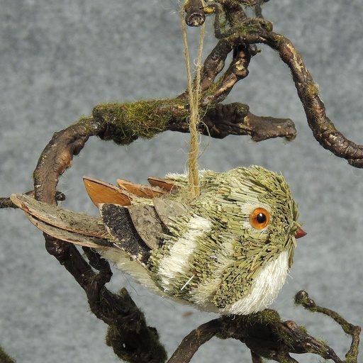 [SJ378-GRN] BIRD 5.5" SISAL    GREEN