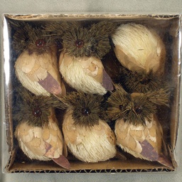 [SJ4076-NAT] OWL 2.5" SISAL (6/WINDOW BOX)  NATURAL