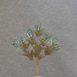 [SEF5016-BLU] ROSE BUSH X9 16&quot;  BLUE
