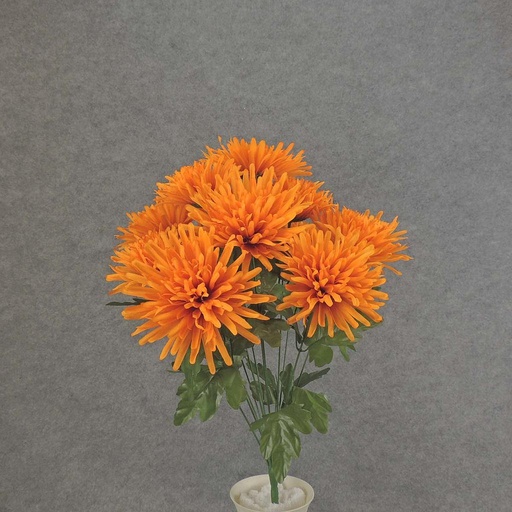 [SEF5075-ORG] MUM SPIDER BUSH X12 19"  ORANGE