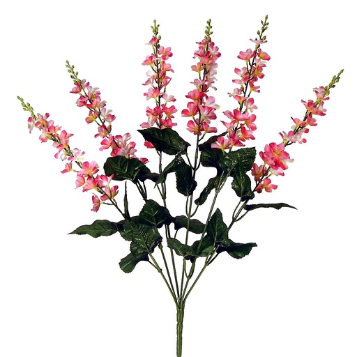 [SG23-PNK] SPIKE FLOWER BUSH X6 24.5" PINK
