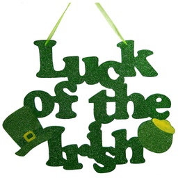 [SG304] 18" X 14" DISPLAY "LUCK OF THE IRISH"