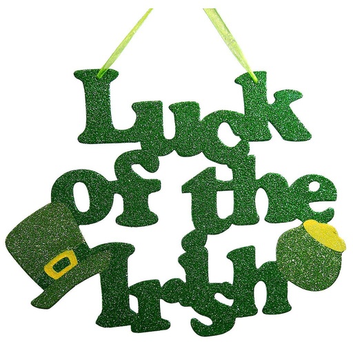 [SG308] DISPLAY "LUCK OF THE IRISH" 14" X 11"