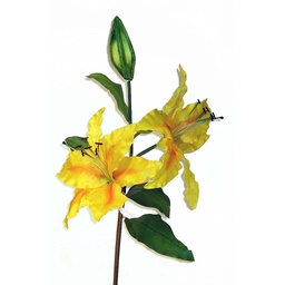 [SG87-YEL] LILY TIGER DISPLAY SPRAY YELLOW 16&quot; DIA/55&quot; TALL